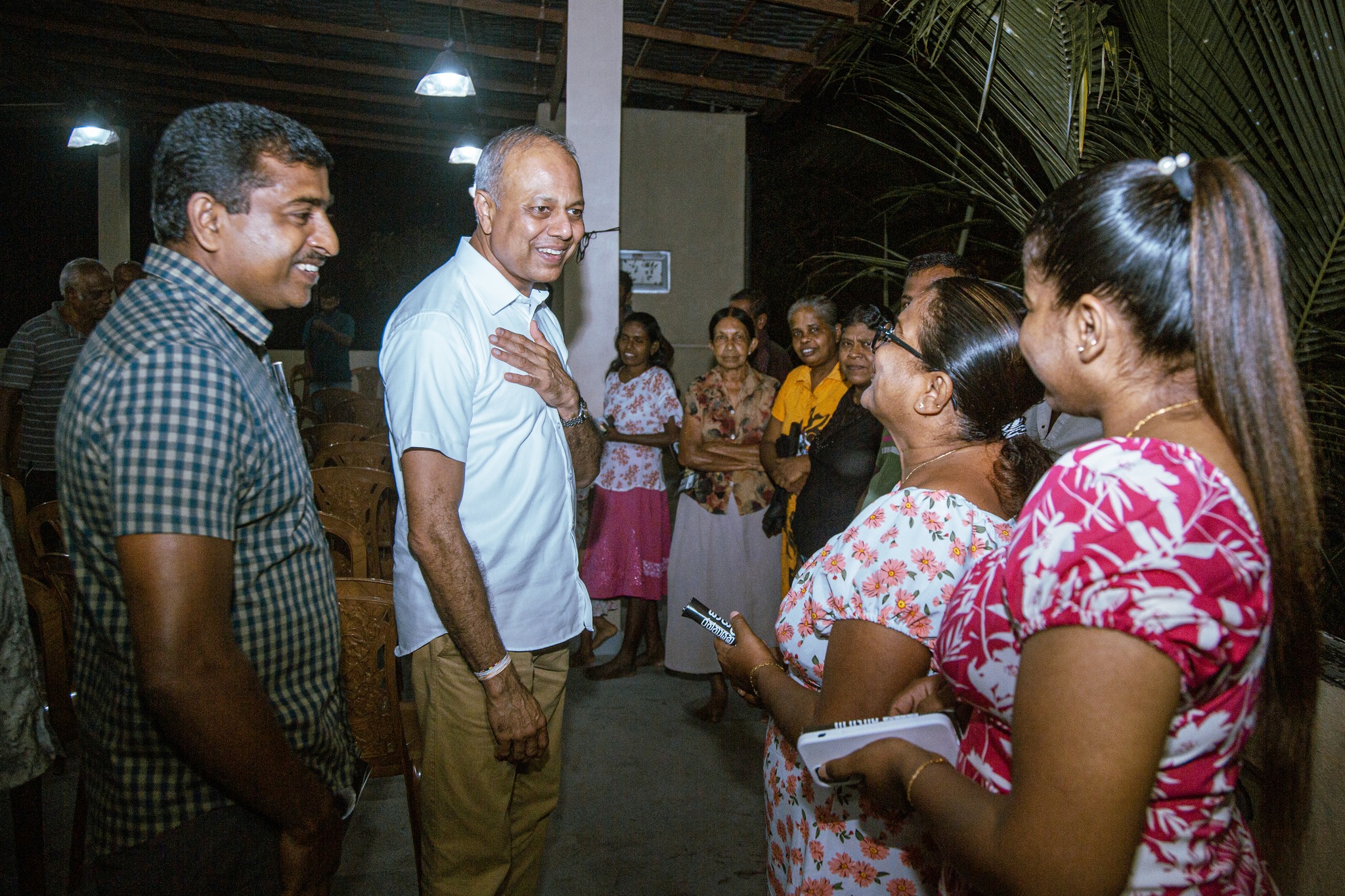 Several public meetings were held at Bomiriya North and Batapola Divisions in the Kaduwela electorate