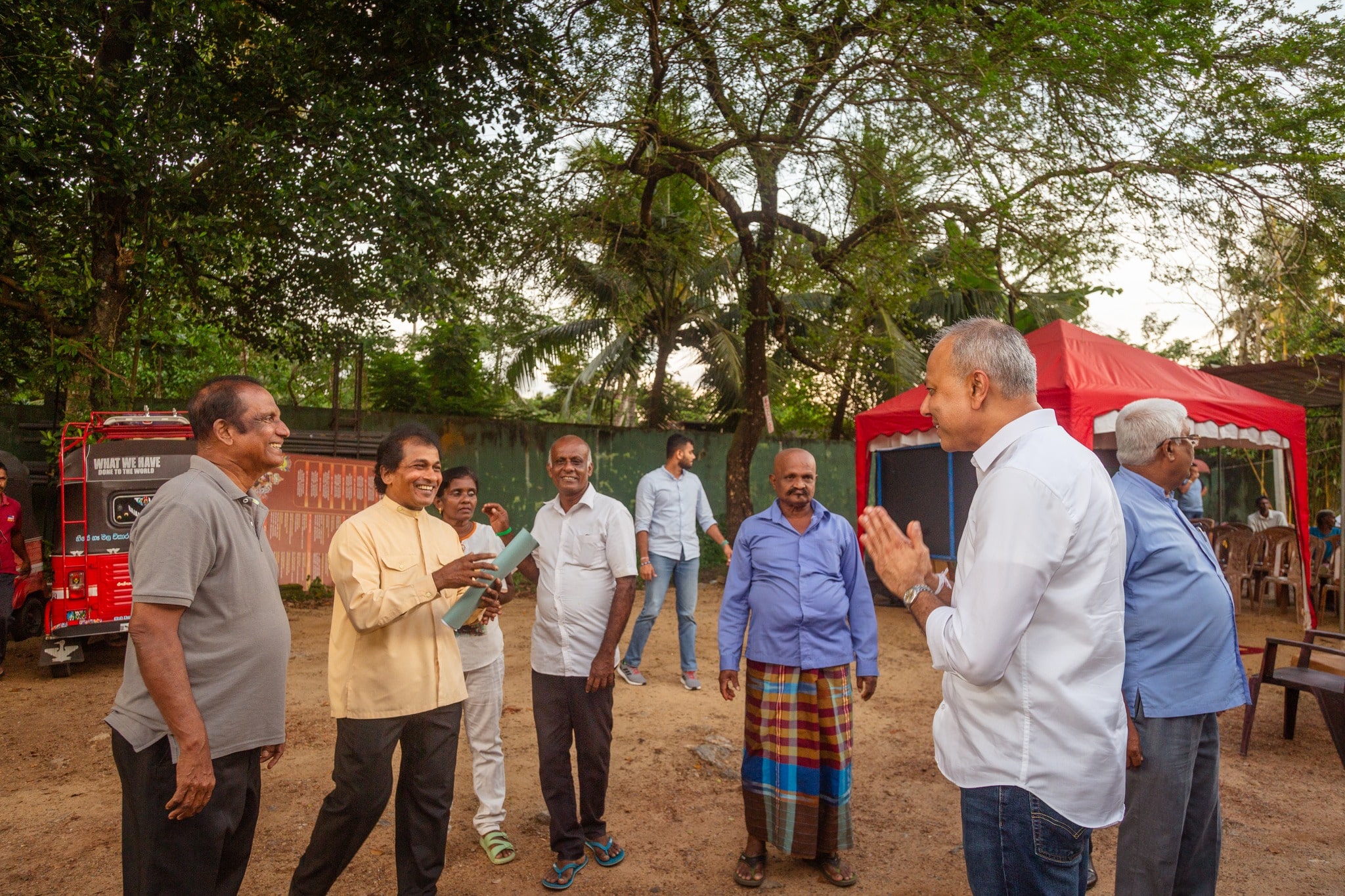 Meetings at Boralesgamuwa, Oruwala, Bomiriya South, Ranala, Hewagama, and Bomiriya