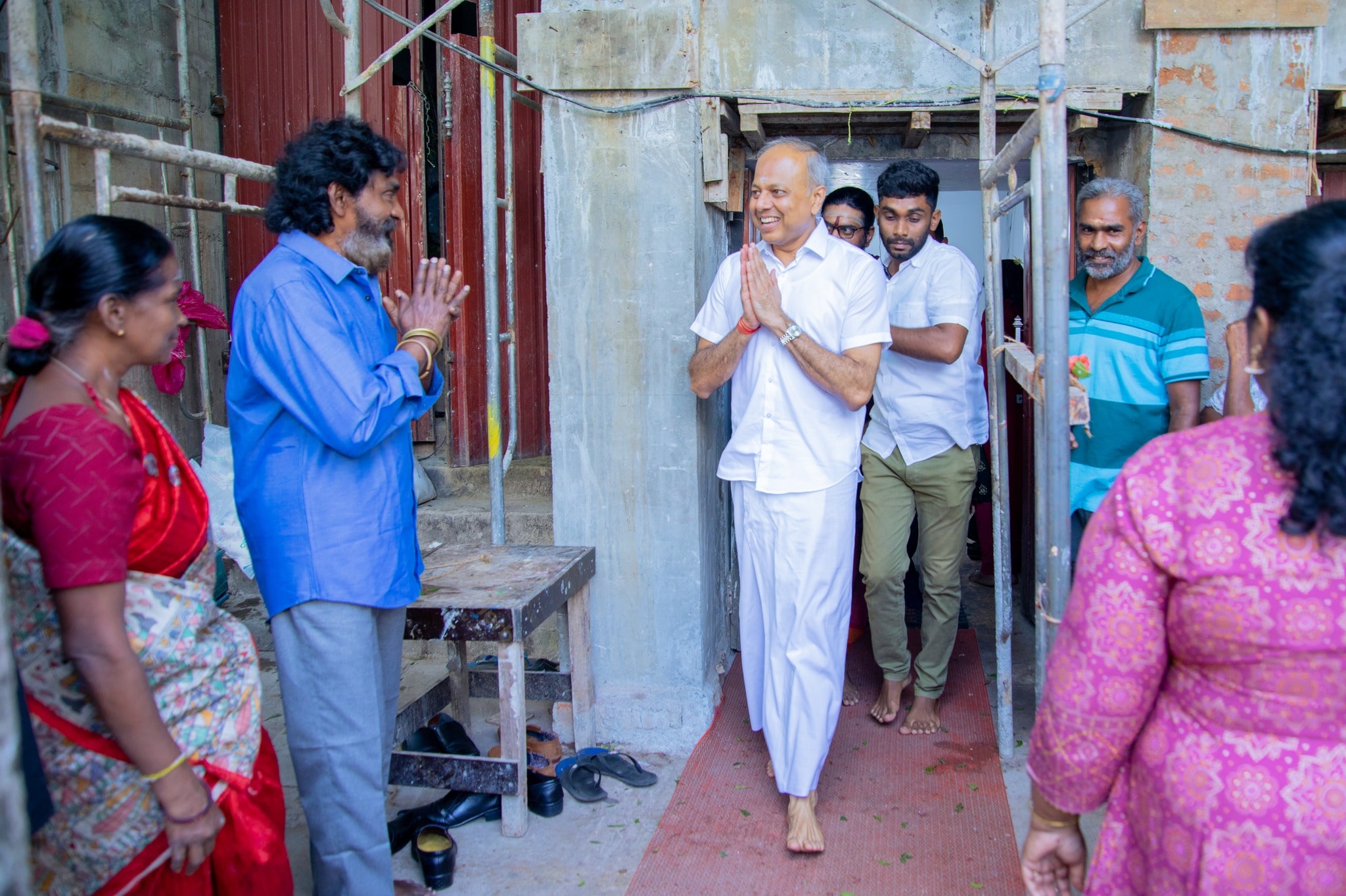 Joined fellow devotees at the Sri Devi Karumari Temple