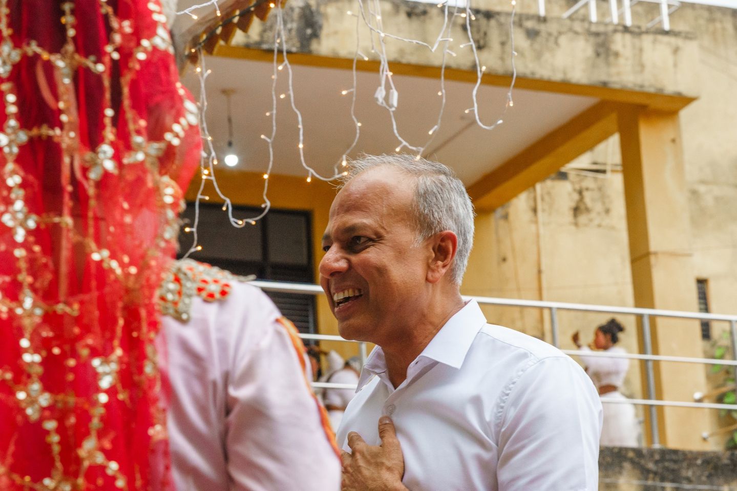 Attended a Katina Puja followed by public meetings in the Moratuwa electorate